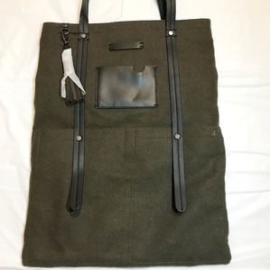 Sherpani Hadley Wool Everyday Tote Bag (Loden) laptop bag ethos collection